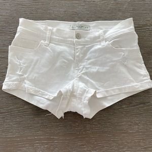 Abercrombie white shorts